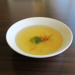 シーフードレストランメヒコ大洗店 - セットのスープ