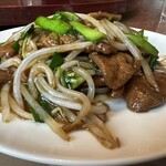 中国料理 華龍 - レバニラ炒め定食