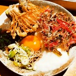 リカースタンド　ベルハウス - また、ある日の『冷しとろろそば、生玉子トッピング』