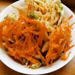 リカースタンド　ベルハウス - 人参かき揚げそば