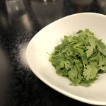 創作麺工房 鳴龍 - パクチー（150円）