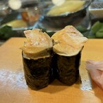 寿し辰 - あん肝軍艦巻き