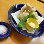 日本料理 鯛 - はもの天ぷら