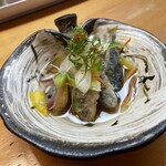 日本料理 鯛 - 小鯵の南蛮漬け