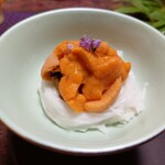 閑祥庵 禅紫 - うに短冊の中にはさざえin