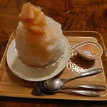 どんた - 桃のかき氷