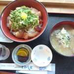 とびしま - ヘルシー丼定食♪６８０円★いつも心強くて優しい先輩同僚さんが、選んだメニューです(-^〇^-)♪