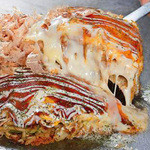 Teppanyaki Okonomiyaki Daichan - もち・チーズ焼