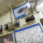 カレーコーナー三原 - 店内　ひどく古い遮断器と99年から居る黒メバル
