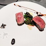 malca - 兵庫県三田純血但馬血統吉本牛八丸ちゃんサーロインとランプカブリ炭火焼き。食べ比べだなんて素敵な贅沢☆サーロインもサシがすっきり軽やかくどさなく美味しい(^^)ランプカブリが柔らかくて驚き!!美味だわ〜