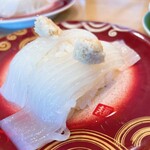 回転寿し トリトン - 【2023年05月】やりいかゆず塩＠385円(込)。