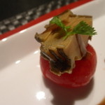 月の花 梟 - 酒蒸しとフルーツトマト