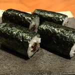 鮨 うえはら - 鮨 たむら　「干瓢巻き」350円
