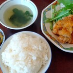 澁谷飯店 - 鶏唐揚ピリ辛だれがけ