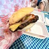 Meruzu Doraibuin - 「BBQベーコンチーズバーガーセット」1,800円