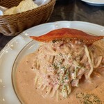 ムラーノ - 渡り蟹のトマトクリームスパゲティ