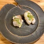 とんかつ 乃ぐち - 岩屋の真鯛と鱧