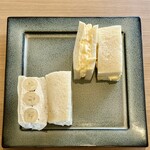 果実屋珈琲 - たっぷりたまご＆甘熟バナナハーフ＆ハーフ913円