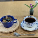 Landsbyen Cafe - 抹茶白玉・コーヒー