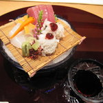 匠 秀げつ - お造り（トンボが可愛い～！）