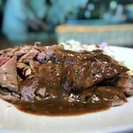 キャトルラパン - ステーキ 400g 山葵醤油・味噌の味噌部分