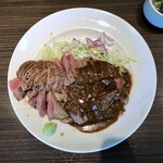 キャトルラパン - ステーキ 400g 山葵醤油・味噌