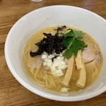 きくや - 真鯛と花咲蟹の荒焚き潮SOBA