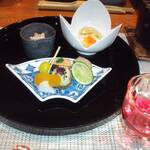 八幡野温泉郷 杜の湯 きらの里 - 食前酒・先付・前菜