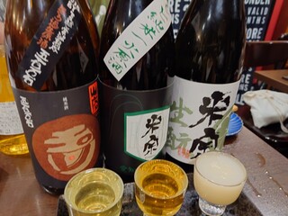 想咲そば処 香凛 - 玉川と米宗を飲み比べ