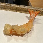 日本橋 蕎ノ字 - 車海老　二尾