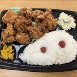 魚政 - 唐揚げ弁当　Ｗ大盛　¥850