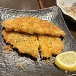 せいじ - チーズチキンカツ。写真は２枚だったけど提供時は3枚でした。ボリューム満点。