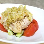 中華ダイニング SCENT - 蒸し鶏の葱生姜ソース