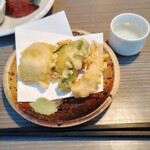 ふくみみ Dining - 鱧と夏野菜の天ぷら