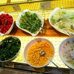 焼肉なべしま - サラダ・バー①