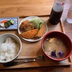 麺屋 草庵 - 限定5食　フライ盛り合わせランチ　1,000円税込