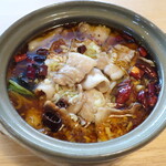 中華食堂 周記 - 料理写真:豚肉の四川風煮込み（水煮肉片）