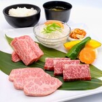 Special beef Yakiniku (Grilled meat) set