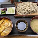 とちぎや - 料理写真:かつ丼セットもり蕎麦