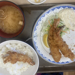 まぐろレストラン - 海老フライ定食1280円