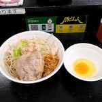 豚仙人 - 国産豚まぜそば玉子付き950円（200ｇ）