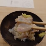 鮨 なんば - シャリと蛤の出汁で