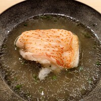 鮨 なんば 日比谷 - 網走のキンキの煮付