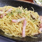 キッチン ブルー グローブ - 反対側から、ベーコンが多いですね