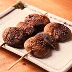 grilled shiitake mushrooms