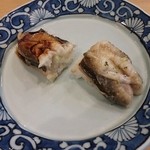 小判寿司 - 穴子（塩、煮切り）