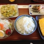 彩菜食堂 - これで660円ですからコスパはいいですよね