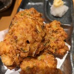 居酒屋ふる里 札幌総本店 - 納豆の天ぷら。