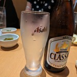 居酒屋ふる里 - 瓶ビールはクラシック。