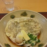 うどん伊予 - とり天ぶっかけうどん